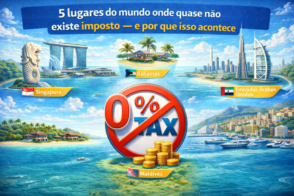 Cinco lugares com quase nenhum imposto.