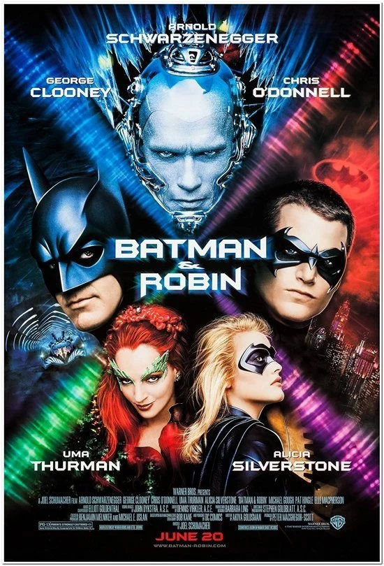 Capa oficial do filme Batman e Robin