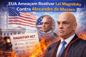 Ministro do STF Alexandre de Moraes durante sessão oficial no Supremo Tribunal Federal.