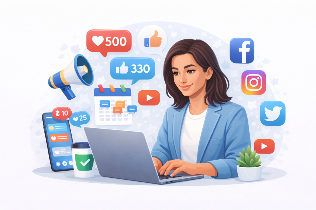 Gestão de redes sociais